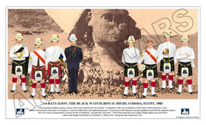 SAMPLE POSTER: 1st BATTALION, THE BLACK WATCH (ROYAL HIGHLANDERS), EGYPT, 1882