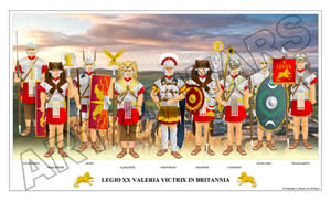 SAMPLE POSTER: LEGIO XX VALERIA VICTRIX IN BRITANNIA